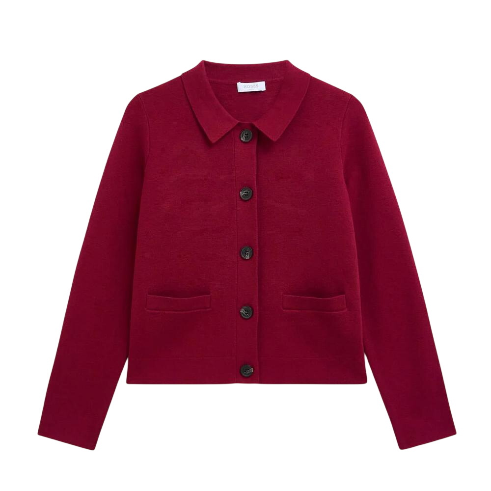 Hobbs London Mia Cotton Blend Knitted Jacket